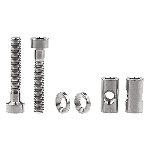 Wanyifa Titanium Ti M5X30Mm Bolt Nut Washer For Thomson Seatpost Cycling Bolts #TOP6