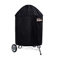 Jiesuo 26 Inch Grill Cover for Weber Charcoal Kettle: Heavy Duty Waterproof Grill Cover
