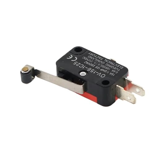 Micro-interrupteur V-156-1C25 momentané 15A avec levier à roulette - 4