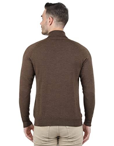 Image of Monte Carlo Men Wool High Neck Pullover Sweater