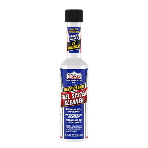 Lucas Oil Deep Clean Fuel System Cleaner, 5.25 Ounce (10669)