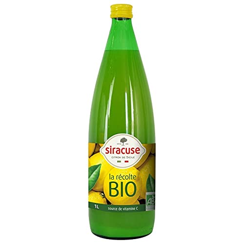 SIRACUSE - Jus De Citron Bio 1L - Lot De 3 - Vendu Par Lot
