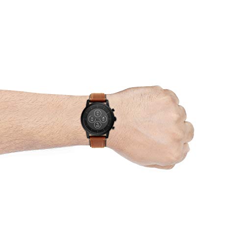 Image of Fossil Collider Hybrid Hr Smartwatch Black Dial Men's Watch (FTW7007)