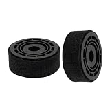 2 Pcs Wheels for iRobot Braava Jet M6, Rubber Tread with Diamond Pattern, 1.8 in / 4.5 cm Diameter, Mop Robot Replacement Parts, Easy to Install