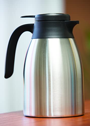 Service Ideas Fcc12Ss Server, Flow Control, 1.2L Stainless Steel/Black #TOP2