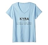 Photo Gallery donna kyra funny name saying gifts for do kyra things girls maglietta con collo a v Photo Gallery donna kyra funny name saying gifts for do kyra things girls maglietta con collo a v