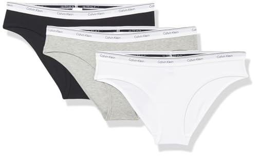 Calvin Klein Women's Balance Cotton Stretch Bikini Panties, 3 Pack