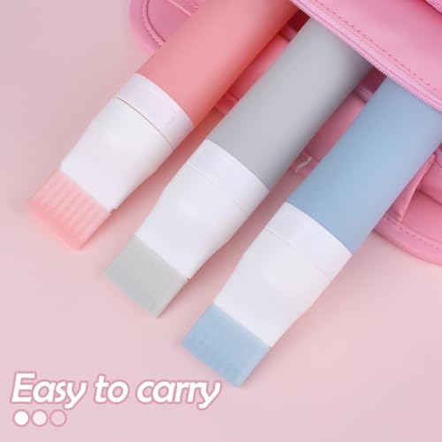 Aplicador de óleo de cabelo, 76,5 g, frasco aplicador de pente de raiz de silicone para tintura de c