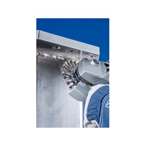 Image of PFERD COMBITWIST Round Brush Braided RBG | Diameter 125 x 12 mm M14 Steel Wire Diameter 0.50 | 43303051 - for Angle Grinders, Combitwist Knotted; Trim Material Steel 0.50 mm