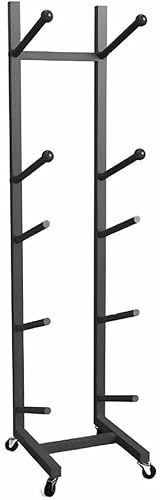 Scaffale da pavimento in metallo per attrezzature sportive, skateboard, snowboard, sci e scooter, salvaspazio, ideale per la casa e la palestra