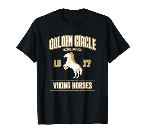 Camiseta Golden Circle Viking Horses Camiseta