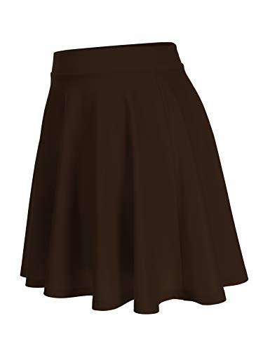 DFF Shop Women's Basic Versatile Flared Skater Skirt (Size: S - 3X)2