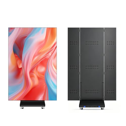 Image of 90 Inch Tri-Fold LED Poster Screen丨Dual-Sided LED Digital Signage Display | P1.86 GOB Protected | Seamless Display | Portable & Quick Install | Smart Content Control | With Flight case