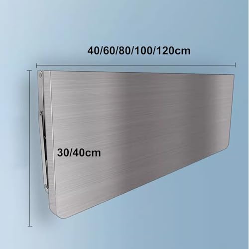Table en acier inoxydable 304 avec support thermique épais et coins ronds - 5