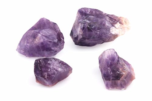 Image of Natural Raw Amethyst Crystal Stone 100 Grams for Reiki Healing, Meditation, Chakra Balancing & Manifestation | Healing Crystal Gemstone for Positive Energy & Home Decor