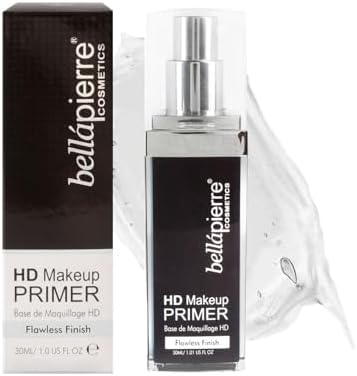 bellapierre HD Makeup Primer for a Smooth, Clear Complexion | Cruelty-Free & Non-Toxic | Talc-Free Face Concealer - 1.01 Fl. Oz.