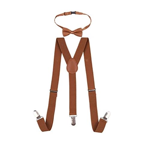Trimming Shop Kids Adjustable Suspender Bow Tie Set Cover