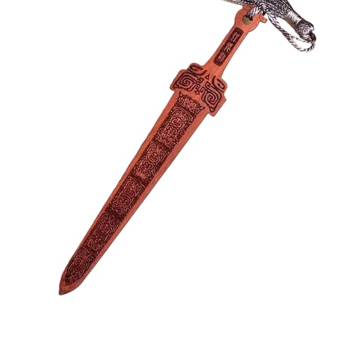 タッセル付きアンティークウッドブックマークヴィンテージブックマークマーク男性の誕生日バレンタインクリスマスプレゼントウッドページマーカー