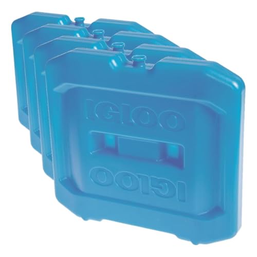 Image of Igloo Maxcold Ice Blocks, Reusable Ice Packs for Coolers, Freezer Pack, Cold Packs for Coolers, Long Lasting Ice Blocks (Pack of 4)