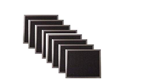 KITCHEN BASICS 101: 4 Pack 97007696 Range Hood Grease Mesh Charcoal Carbon Combo Filter Replacement for Broan Nutone 6105C, 41F, 97005687 - Size 8.75 x 10.5 x .44 Inches