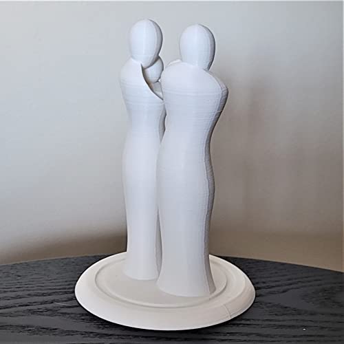 Estatua Familiar Dos Madres con Dos Niños Escultura Elegante miniatura 5