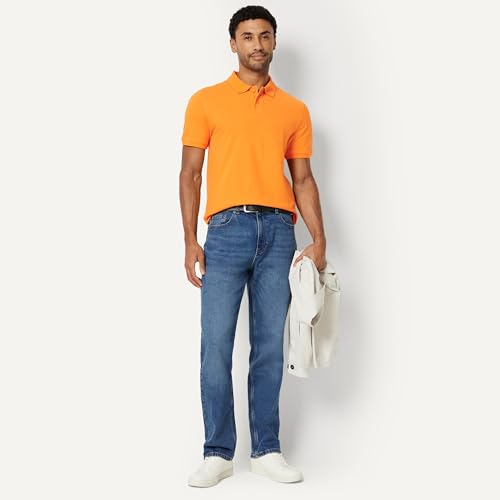 Image of Amazon Essentials Men's Slim-Fit Short-Sleeve Cotton Pique Polo Shirt