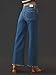 KUNMI 2024 Women Jeans for Wide Leg Baggy High Waist Boyfriends Straight Leg Stretchy Denim Pants Trendy Fall Blue