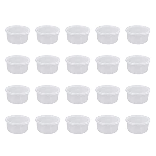 Mipcase 60 Pçs Tartaruga Lagartixa Redonda Portátil Para Alimentação De Anfíbios Transparente Mini G