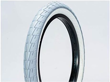 LAGOS MAFIABIKES Grey White 20 x 2.40 BMX Tyre Set (set of 2 tyres)