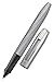 Produktbild ONLINE Rollerball Slope, Patronen-Roller Strichstärke M, für Standard-Tintenpatronen, ergonomisches Griffstück, für Rechtshänder und Linkshänder, Rollerballspitze, für Schule und Büro, Metallic Grey