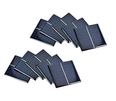AQBP Solar DIY Mini Solar Panels, 6V-100mAh, 70x70x3mm, Square Shape, Pack of 10 (B0DBG7TCFH) Amazon Price History, Amazon Price Tracker