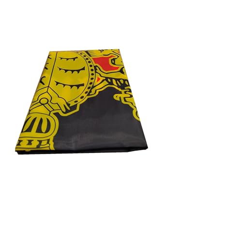 Stormflag Baden Württemberg Flagge 3x5ft Baden-Württemberg Fahne,wetterbeständige flagge Baden-Württemberg Flagges 90x150cm die deutsche flagge Polyester Pongee 90g mit Ösen mit Doppelnadel genäht.