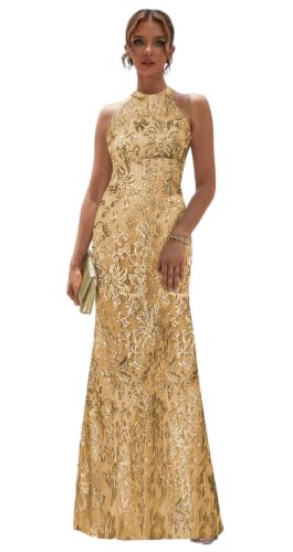 Long Mother of The Bride Dresses for Wedding Lace Gold Mother of The Groom Dress Size 12