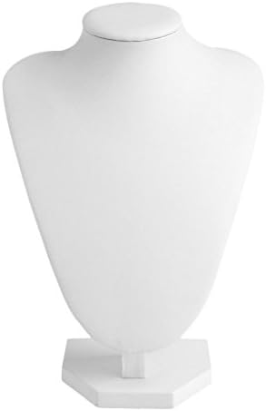 MINGSTORE Vetrina per espositore per Collana con manichino in Ecopelle