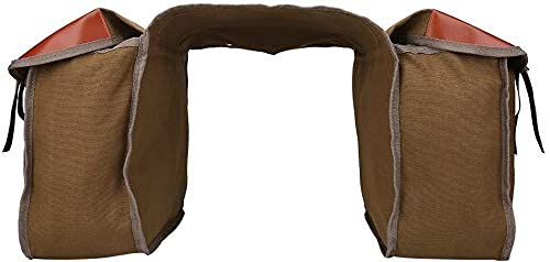 Namvo Sacoche de vélo Sacoche de Rangement pour Porte-Bagages arrière Grande capacité Pochettes de Queue de Selle Accessoire de vélo pour Voyager à vélo, Deux Sacs Principaux, Grande capacité Cover