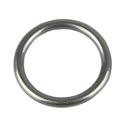M6*15 20 25 30 35 40 45 50 55 60 70 80 90 100 304 Stainless Steell Ring O-Ring Metal Connection Industrial Bearings Gears(M6X15 2pcs)