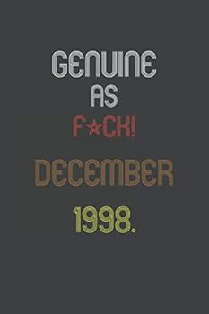 GENUINE As F*ck DECEMBER 1998. Notebook