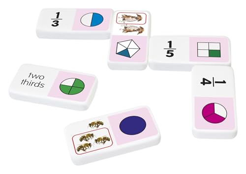 Junior Learning Fraction Dominoes 7.8 in x 4.7 in x 1.5 in miniatura 4