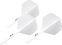 Vista 1 de CUESOUL Rost AK5 - Eje de dardos integrado y vuelos color transparente - S/M/L