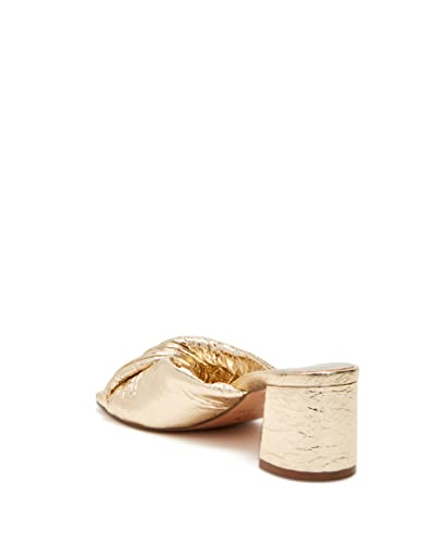 Katy Perry Women's The Tooliped Twisted Sandal Heeled, Gold, 8.5 #TOP2