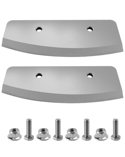 8 Inch Hand Ice Auger Flat Blades Fit for Eskimo Strikemaster HT and Nordic