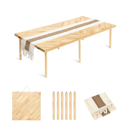 Milostelom 44x22 Low Floor Folding Picnic Table