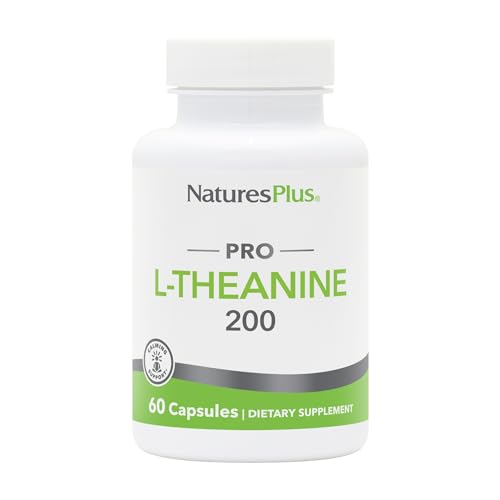 NaturesPlus Pro L-Theanine 200 60 Capsules (200 mg per Capsule)
