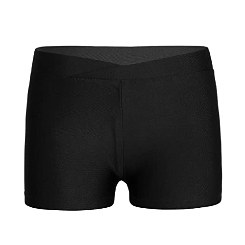 Kids Girls Classic Ballet Dance Yoga Cheer Volleyball Booty Shorts Athletic Sports Shorts Bottoms Activewear