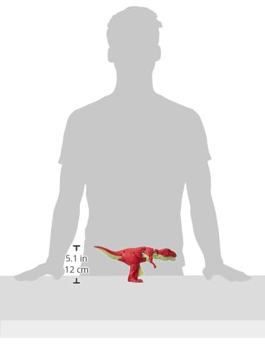 Image of Niku Roaring & Head Swinging Dinosaur Toy for Kids with LED Light in Mouth & Realistic Actions Like - Rotating & Swinging Head and Tail, Movable Joints - Multicolor