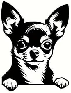 チワワ 犬 画像カラー STICKER JAPAN 各約長辺21センチ カッティングステッカー シール 切文字 カーステッカー 防水 耐水 耐久 車 カーステッカー デカール パソコン ストーブ コンロ スマホ スーツケース q15