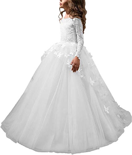 Aibaowedding Schöne Mädchen Langarm Bestickte Festzug Ballkleid...