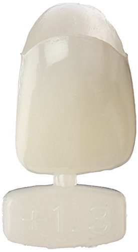 Image of GC America 412073 Polymethylmethacrylate Provisional Crowns, Central Upper Left (+1.3), Pack of 5