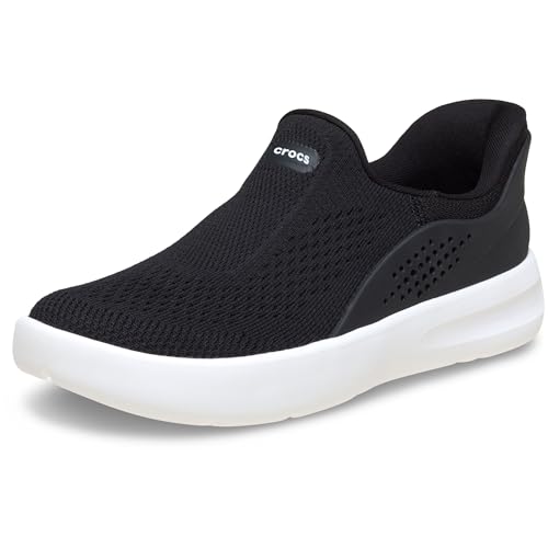 Crocs Inmotion   Tenis sin Cordones para Hombre, Zapatos para Caminar con Comodidad LiteRide, Negro, Talla única
