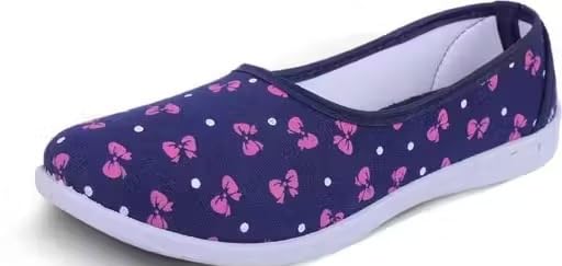 Image of VAMIKAENTERPRISESComfortable Simple Bellies for Girls with Closed Back and Soft Sole Support